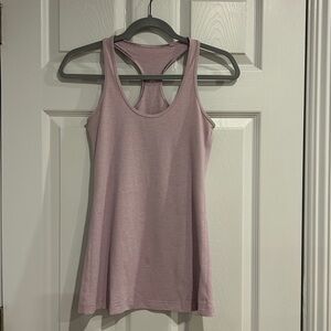 Lululemon Athletica Racerback Yoga Tank Heathered lavender size 6